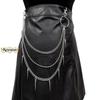 Stylish Vintage Metal Waist Chain For Women Zipper