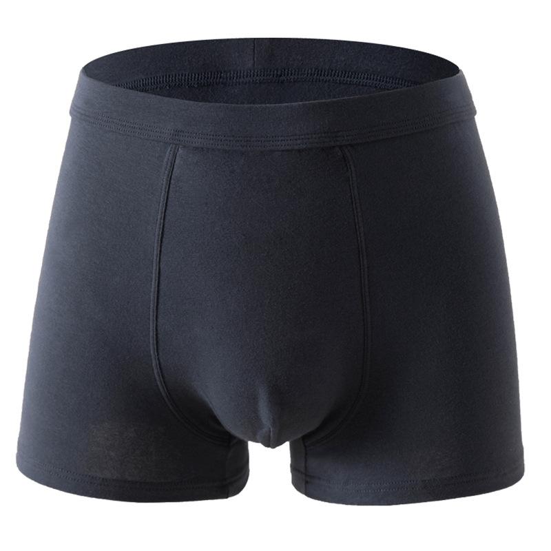 Plus Size Men's Summer Cotton Loose Breathable High Waist Flat Angle Briefs