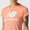 T-shirt Femme New Balance Essentials Stacked - Paradise Pink - XL