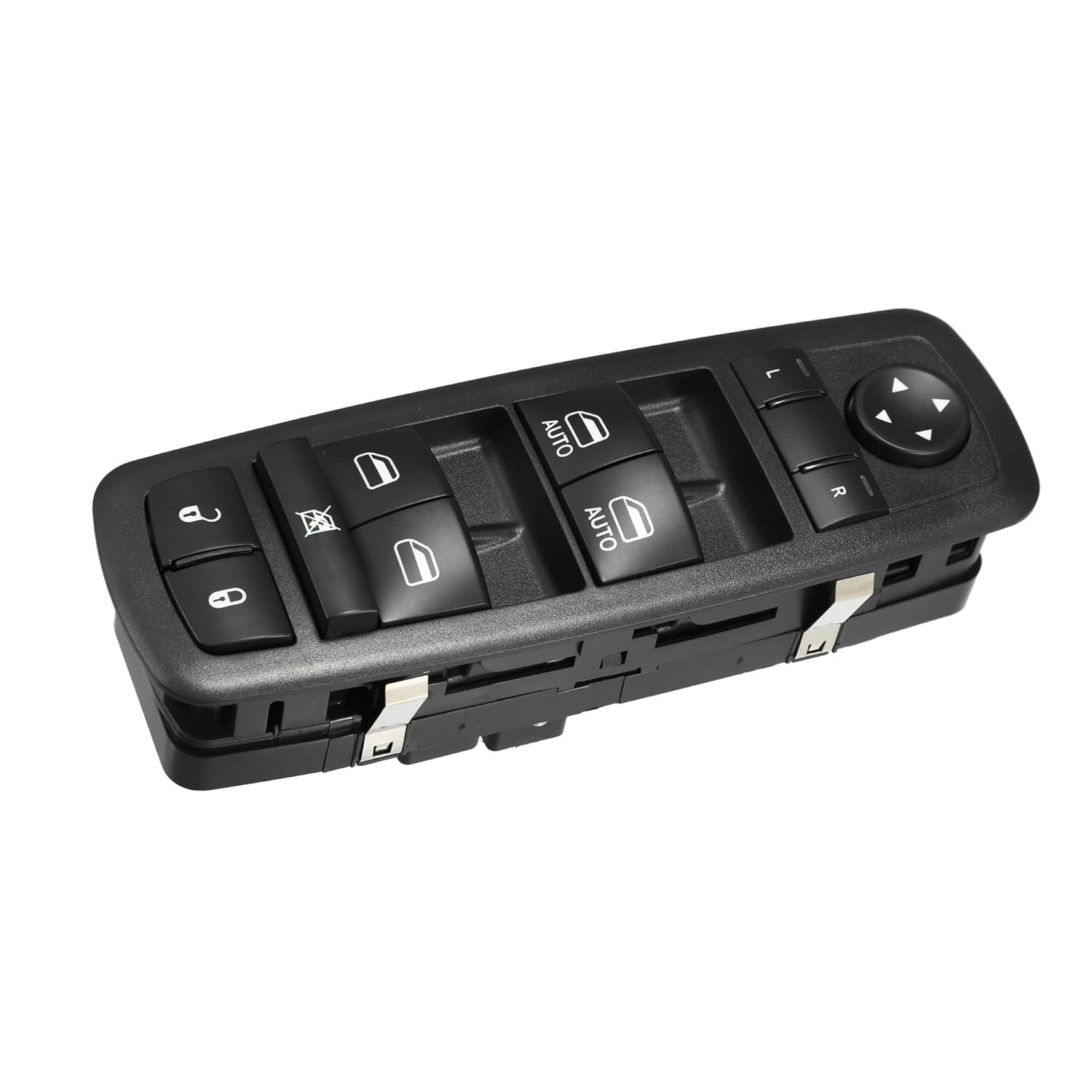 Motoforti Power Window Switch, Left Driver Side Master Power Window Switch, for Chrysler Pacifica 2017-2019, Plastic, No.68234092AC, Black