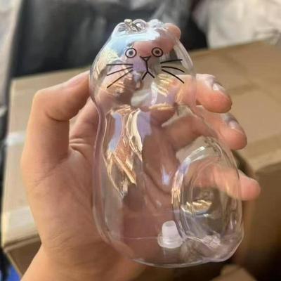 Große Größe Tierhaare Transparent Katzenhaar Organizer Anhänger Schlüsselanhänger Rucksack Souvenirs Aufbewahrungskapsel Haustier Gedenk-Sammlertasche