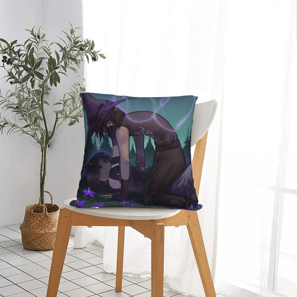 Azuretime Anime Pillowcase Polyester Cushion Cover Decoration Azure Two Time Forsaken Throw Pillow Case Cover Home 40*40Cm