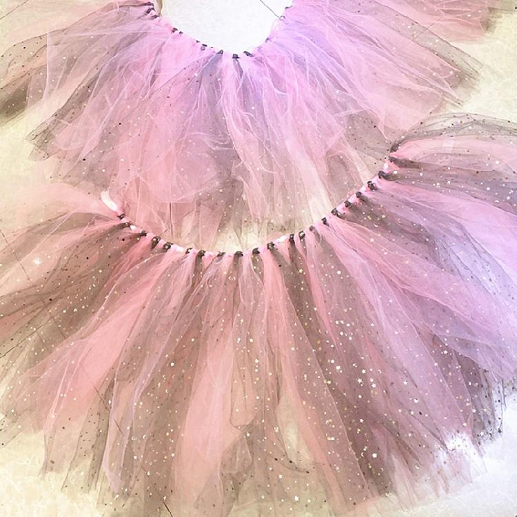 DIY Sequin Tulle Hair Bows Handmade Materials Fancy Color Romantic Decoration