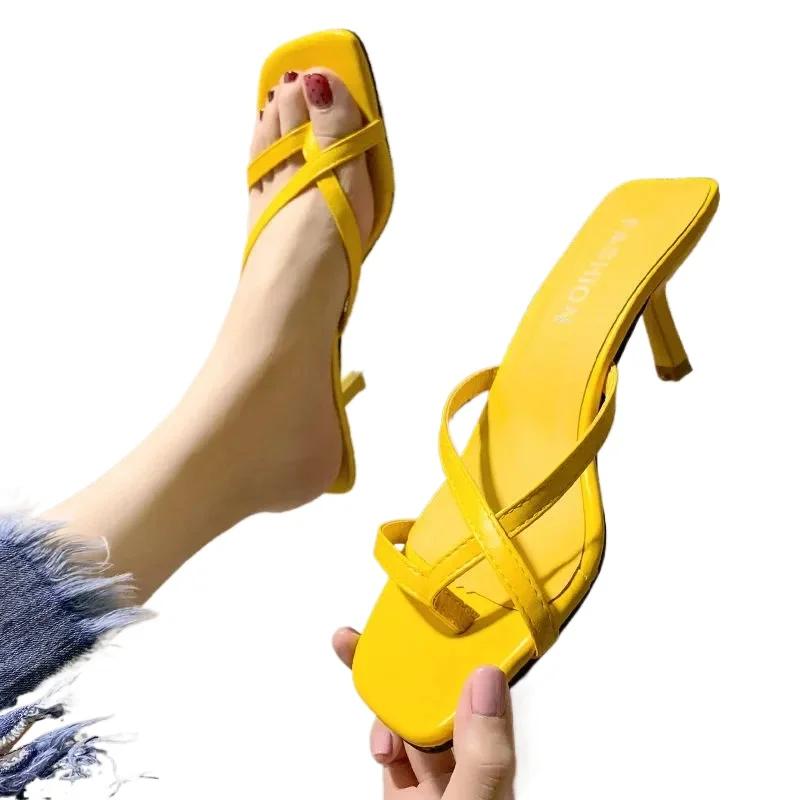 Zapatos De Mujer Women Fashion Light Weight Black Peep Toe Comfort Spring Sandal Shoes Female Cute Sweet Comfort Shoes H1105