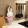 Kawai Miffy Rabbit Hand Towel Thickened Cartoon Wipe Cloth Versatile Household Supply Bathroom Kitchen Washroom Home Decoration