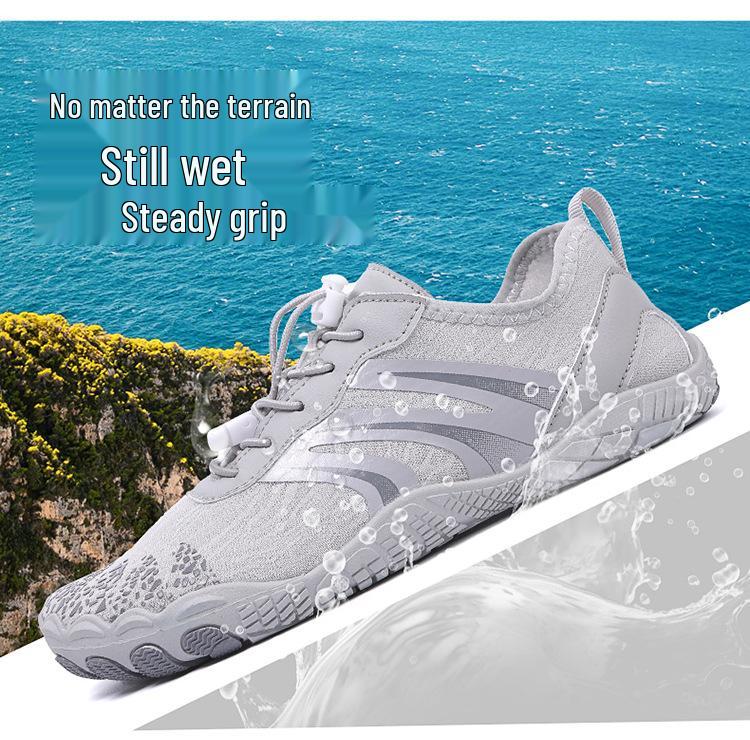 Unisex Quick-Dry Non-Slip Wading Shoes: Lightweight Outdoor Stream Tracing & Beach Swimming Footwear