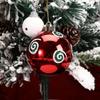 6Pcs 6cm Plastic Christmas Ball Festive atmosphere Painted Christmas Ornaments Ball Set Xmas Tree Decor Christmas Ball Pendant