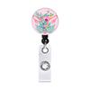 Scroll Badge Glass Id Holder Badge Holder 3 * 8cm Life Badge For Office Use Mental Health Healthcare Worker