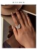 WOSTU 925 Sterling Silver Butterfly Ring Shining Ring Cubic ZirconiaAnniversary Gifts for Women Girl Fine Jewelry