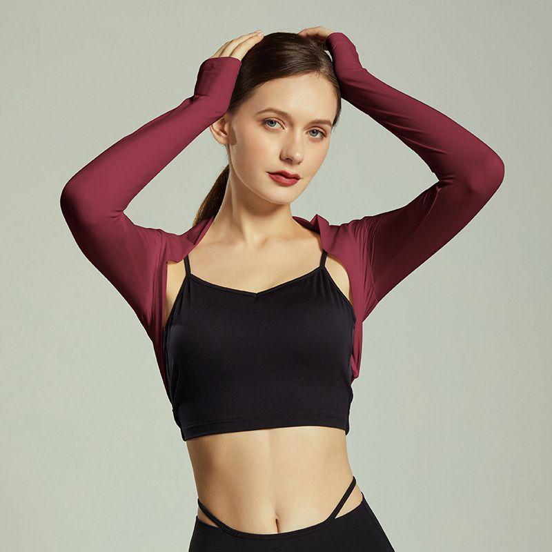 Kendall Same Dance Ballet Shawl Sports Top Women Cardigan Fitness Outerwear Short Elegant Small Waistcoat Women