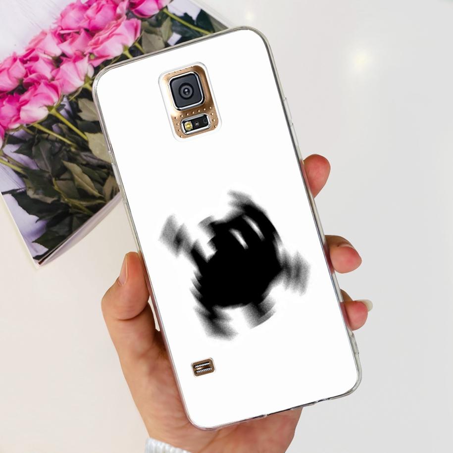 For Samsung Galaxy S5 Case G900F G900I i9600 S 5 Back Cover Cool Painted Soft Silicone Clear Phone Case For Samsung S5 Neo Coque