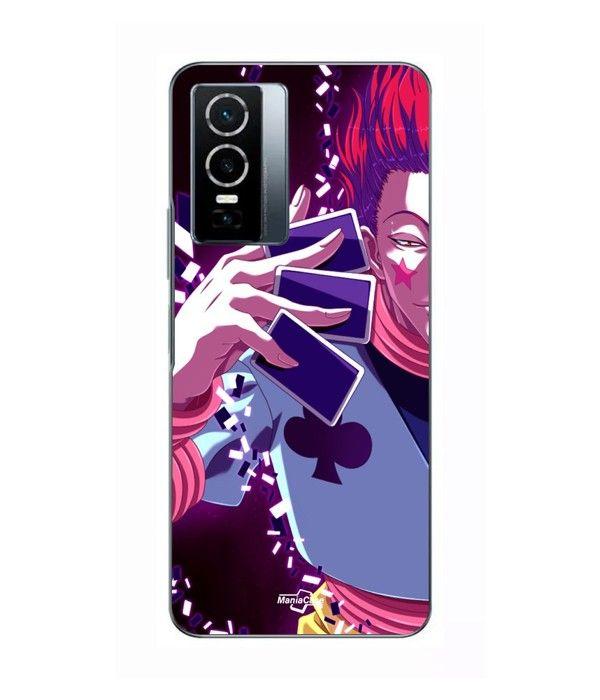 Coque Pour Vivo Y76 5G Hisoka Morow et les carte hunter x hunter anime Maniacase