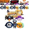 Adorable Halloween Plush Doll Featuring Skeleton Reaper Bat Zombie Pumpkin Spider