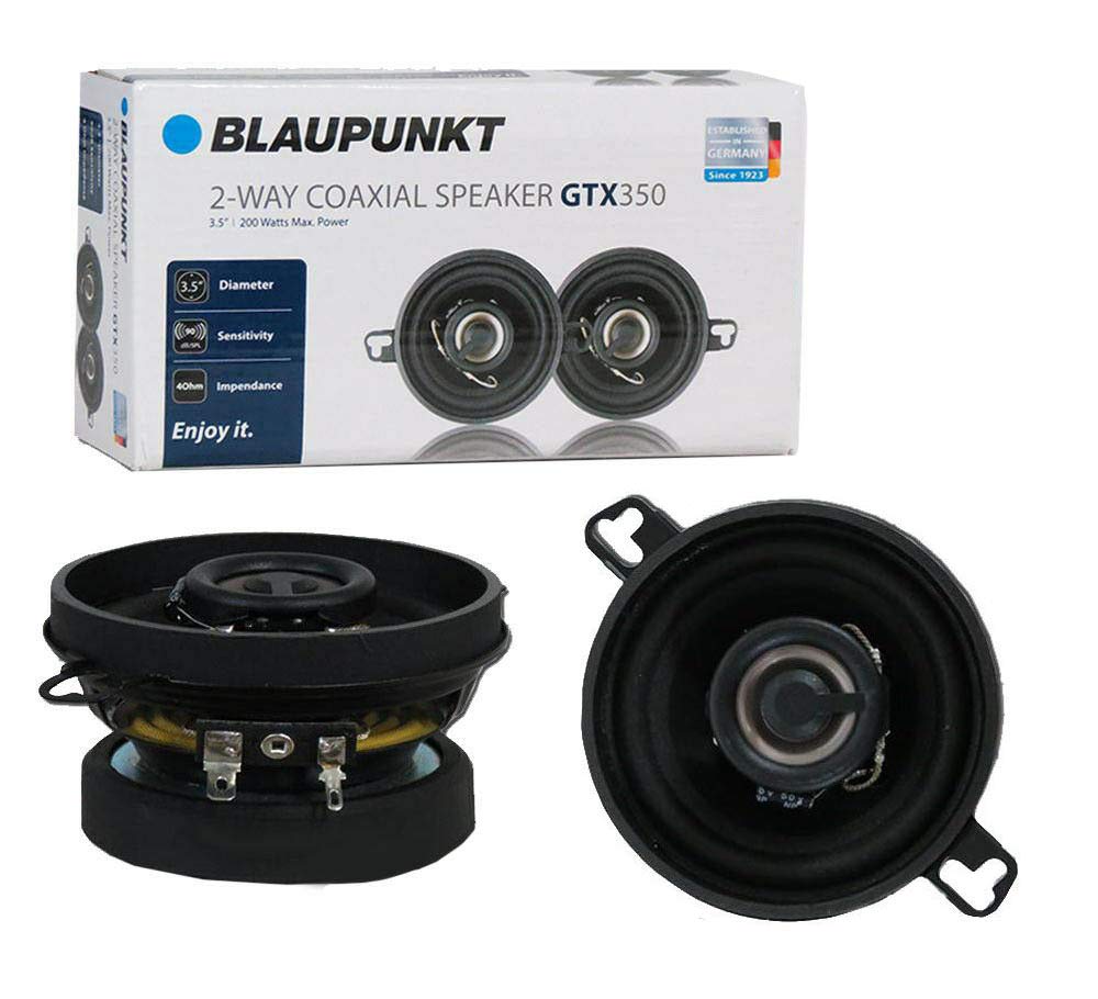 

BLAUPUNKT GTX350 3.5 200W 2-Way Coaxial Car Audio Speaker, Set of 2