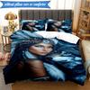 3PCS Dragon Queen's Majesty Bedding Set,Including 1pc Duvet Cover And 2pcs Pillowcases Perfect for Bedroom, Dormitory, Fan Christmas gift