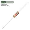 YOKIVE 200 PCS Carbon Film Resistors, 1/4W 1K Ohm 5% Tolerances Resistor, Good for DIY Electronic Projects (4 Color Band, 1.77x0.09-Inch)