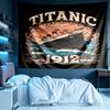 RMS Titanic Print Tapestry, Lightweight Wall Hanging, for Bedroom, Dorm, Living Room, Home Art Decor, Birthday Christmas Gift for Friends
