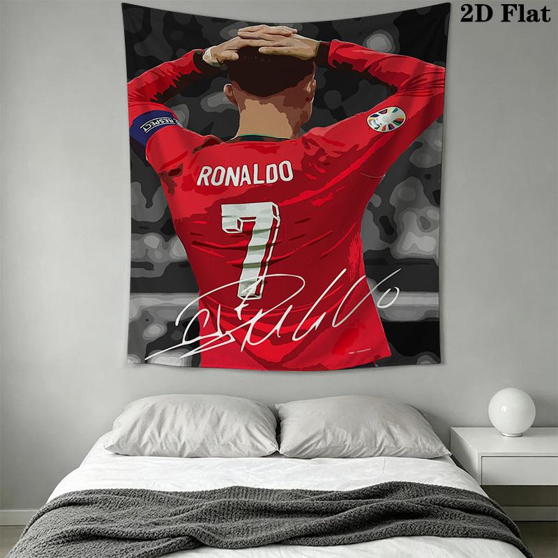 Ronaldo'S Artistic Tribute Visual Masterpiece Bedding 1 Duvet Cover 2 Pillowcase Without Core Christmas Birthday Gift