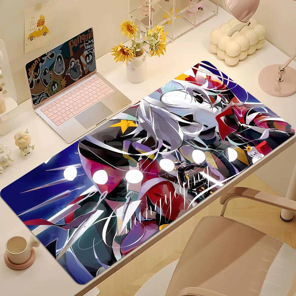 Game The FFreak CCircus Pierrot Mouse Pad Large NonSlip Lockedge Desktop Computer Desk Mat Keyboard Mousepad Office Student