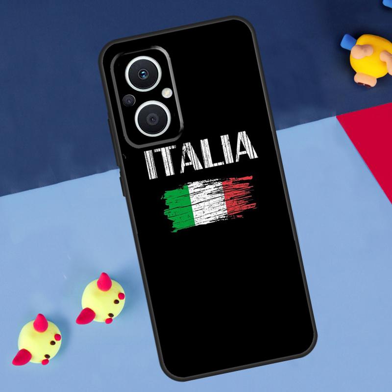 Italy Flag For OPPO Reno 14F 13F 12F 11F 10 11 12 13 14 Pro 8T 7 8 Lite OPPO Find X6 X5 X8 X9 Pro Case