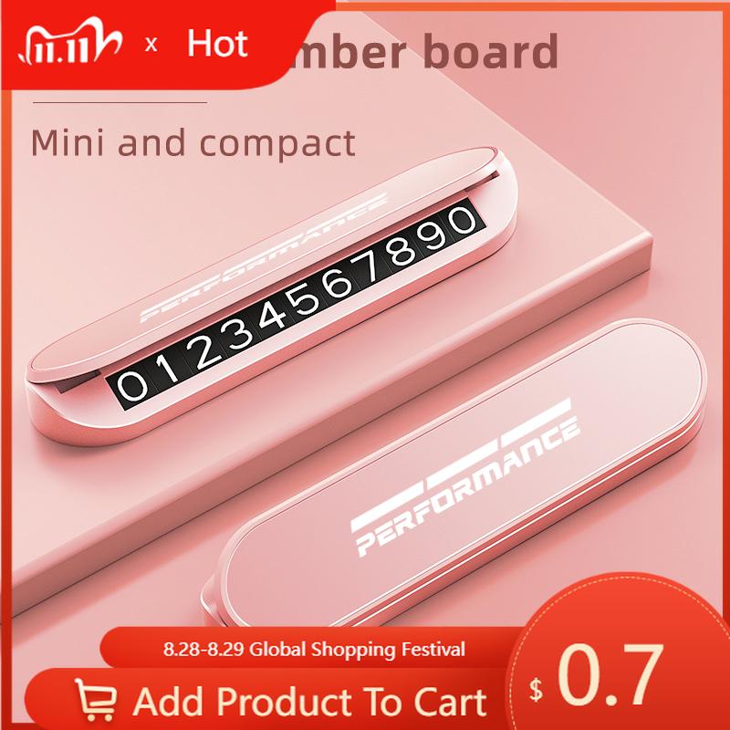 Car Sticker 2025 Hot For BMW E46 E90 E60 F10 E39 F30 Car Parking Card Phone Number Car Phone Holder Telephone Number Plate Car-s