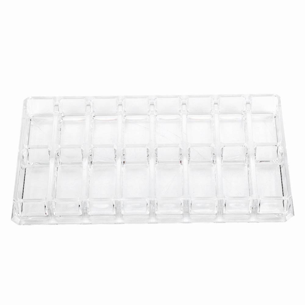 16 Grid Design Acrylic Organizer Transparent Cosmetic Storage Box Makeup Organizer  Makeup Vanity