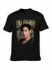 T-shirt z grafiką błyskawicy - Portret Cha Eun Woo