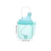 Liquid Feeding Cup for Elderly Disabled Adults with Soft Straw Spill Proof Design Measuring Scale Ergonomic Handle Bedridden