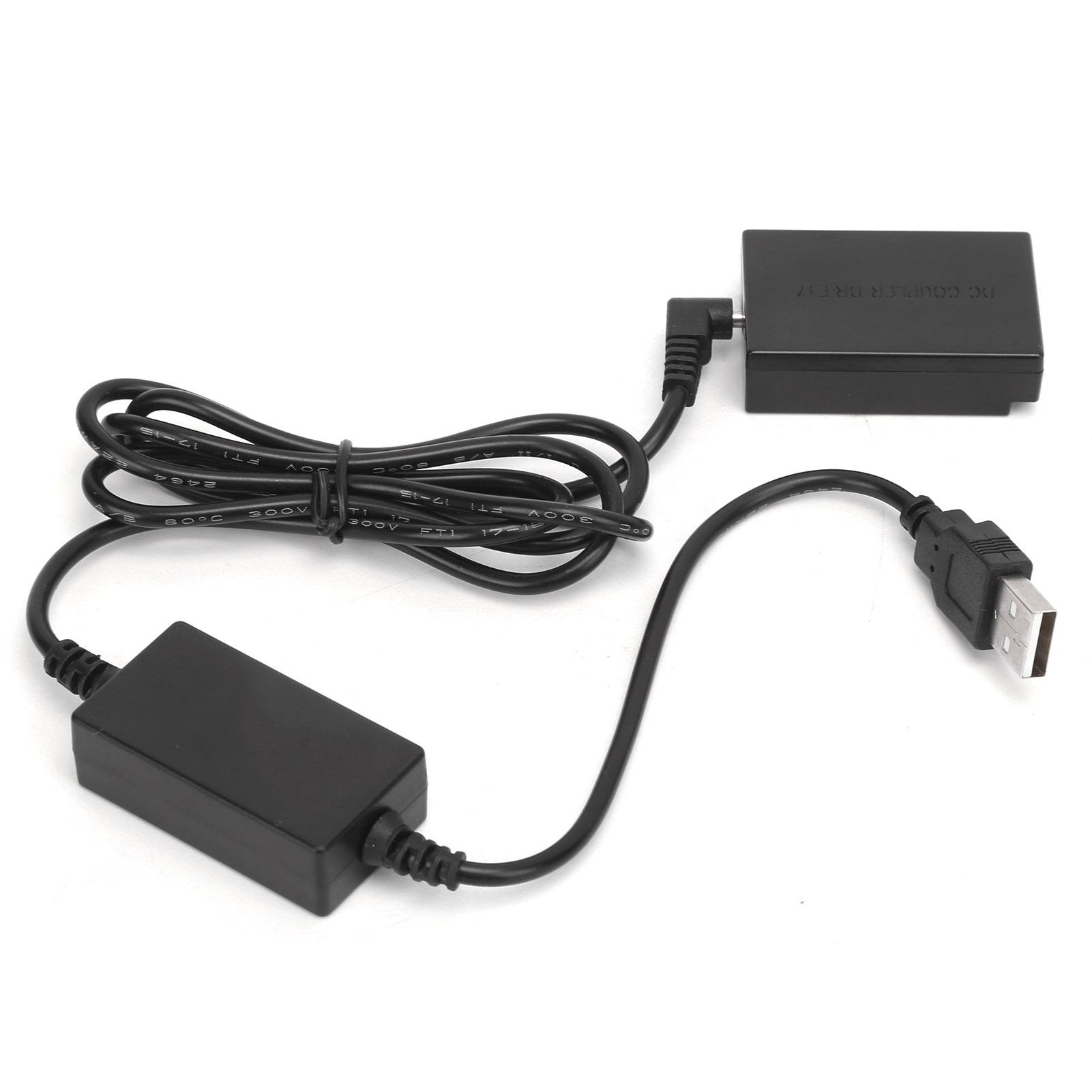 

55,5 В Кабель USB-накопителя Мобильный источник питания DC-адаптер LPE17 Муляж аккумулятора для Canon M3 M5 M6