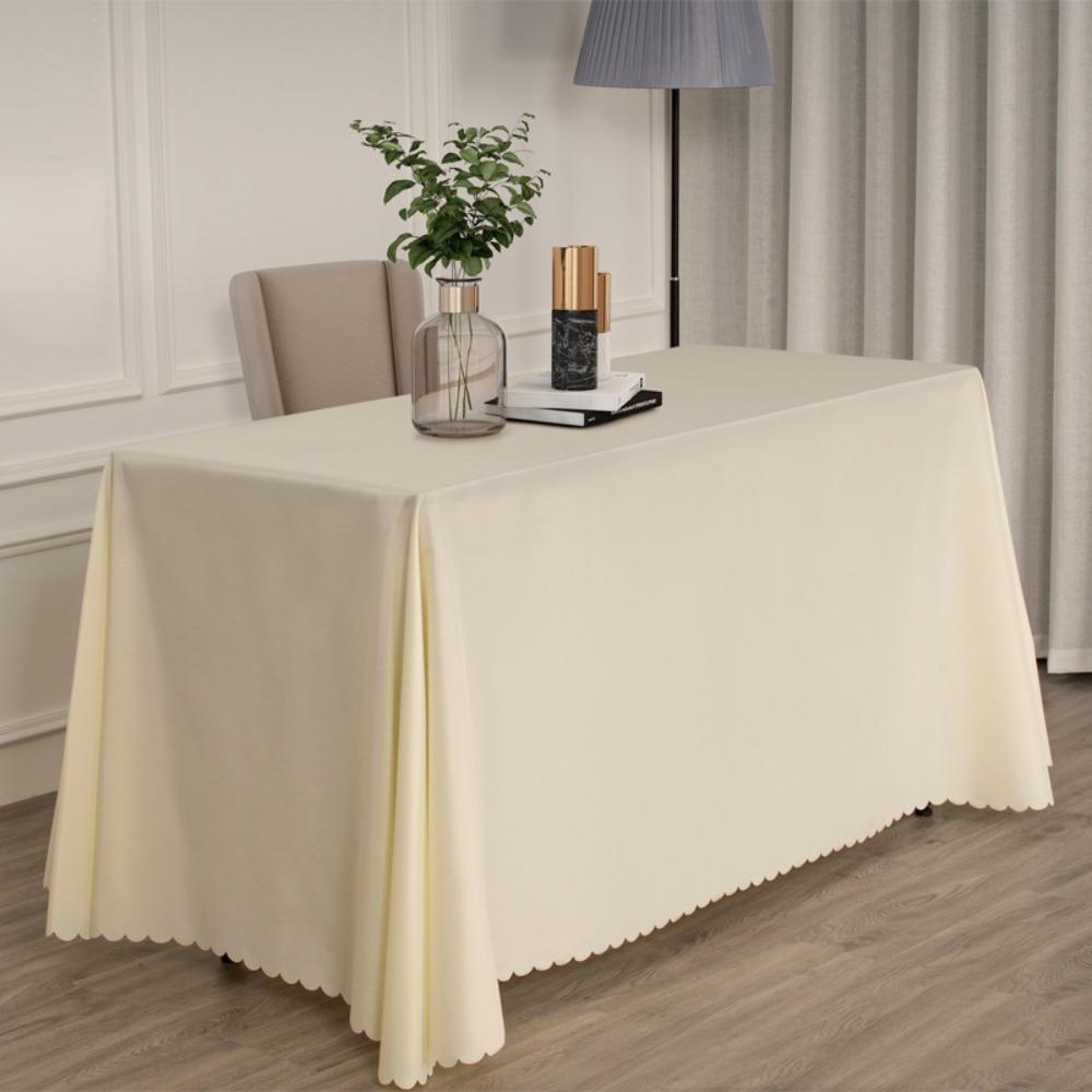 Rectangle Table Cloth Cover Solid Color Table Cover Hot Tablecloth  Home Banquet Wedding