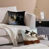 Cats Cushion Cover Linen Cushion Cover Soft Decorative Case For Sofa Home Decor