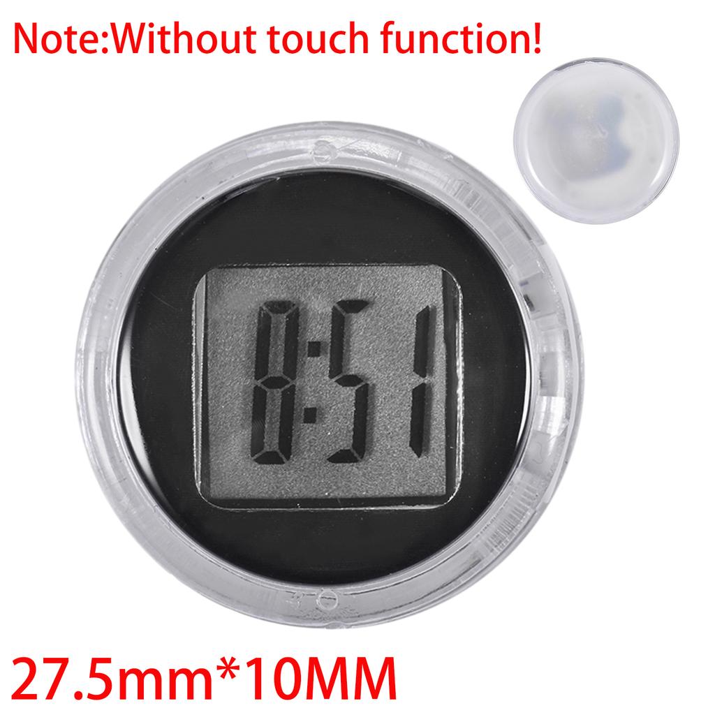Car Clock Touch Luminous Mini Automobiles Internal Stick-On Digital Watch LED Digital Clocks Auto Ornament LED Air Vent Watch