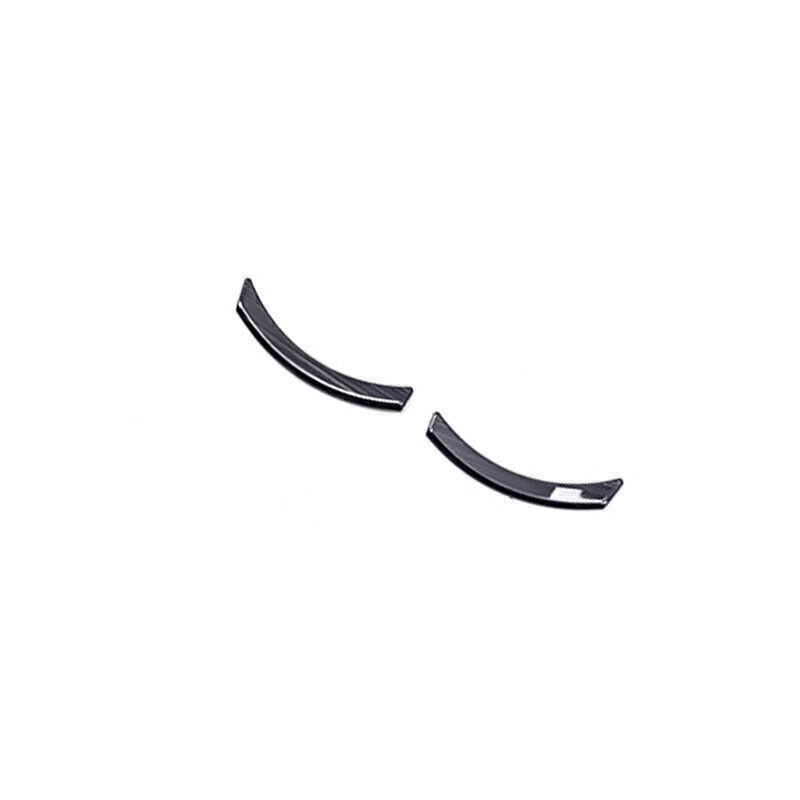 For Mazda CX-30 2020-2023 Black Titanium Dashboard Frame Decor Strip Trim 2PCS