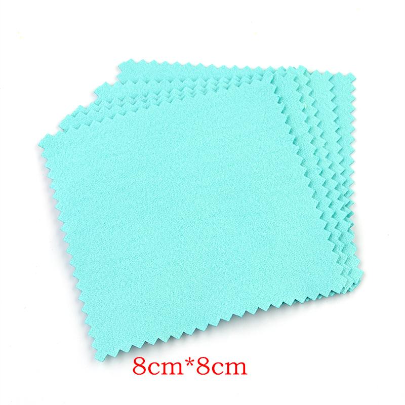 Louleur Polish Polishing Cloth Silver Color Cleaning Polishing Cloth Soft Clean Wipe Wiping Cloth For Gold Color Jewelry Tool