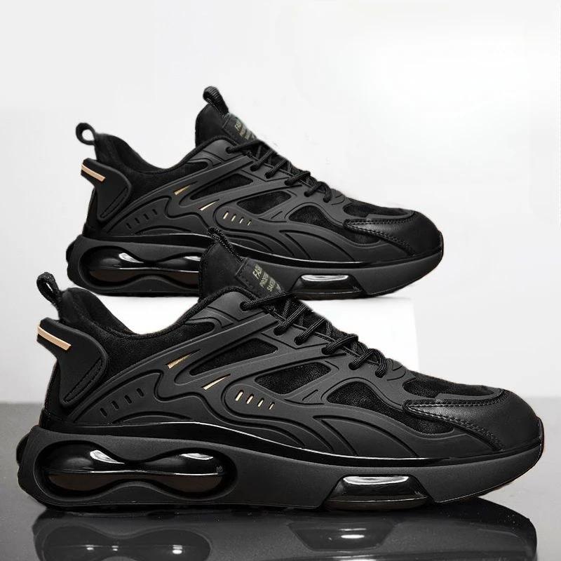 

2024 мужские кроссовки модные спортивные туфли для отдыха с дышащей сеткой легкие беговые теннисные противоскользящие удобные классические туфли 39