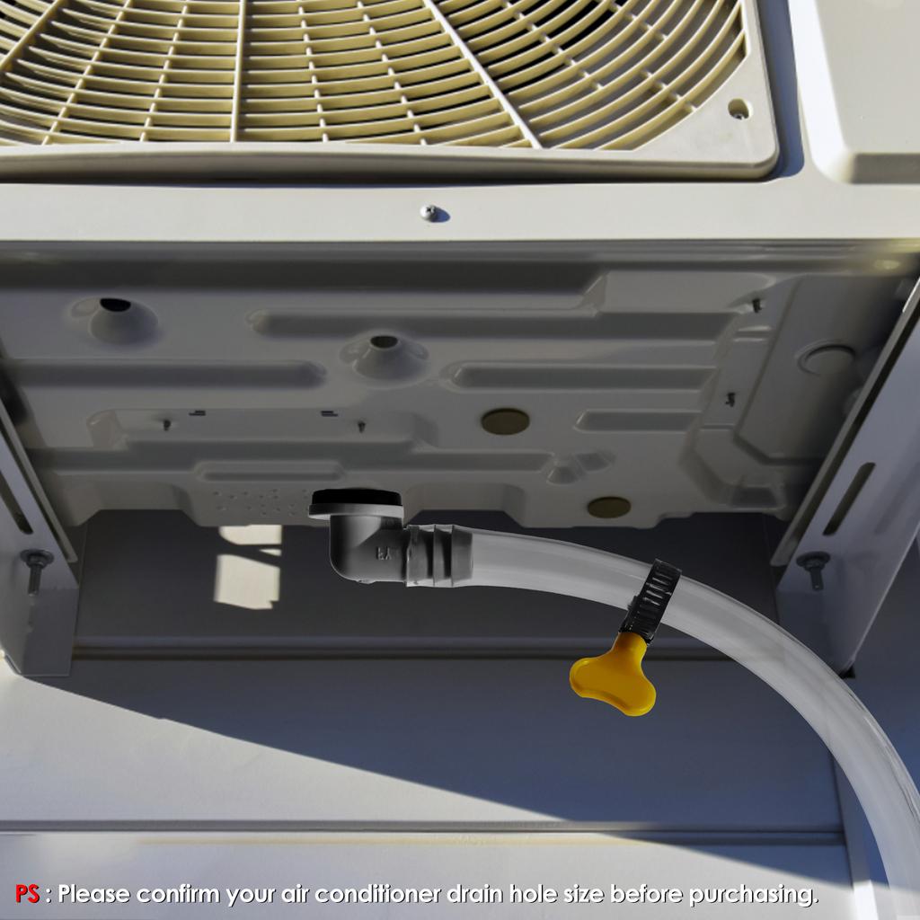 10/16ft Air Conditioner Drain Hose 3/5 inch Portable AC Drain Hose Connector Replacement for Universal Mini-Split Unit