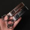 Car Vintage Leather Keychain Auto Logo Key Ring Accessories For Volvo ES90 EC40 EX40 EM90 XC90 V90 V60 XC60 V40 S80 S60 S90 C40