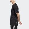 Adidas Neo Cartoon Print Casual Sports Round Neck T-Shirt Men Tops Black GP5814