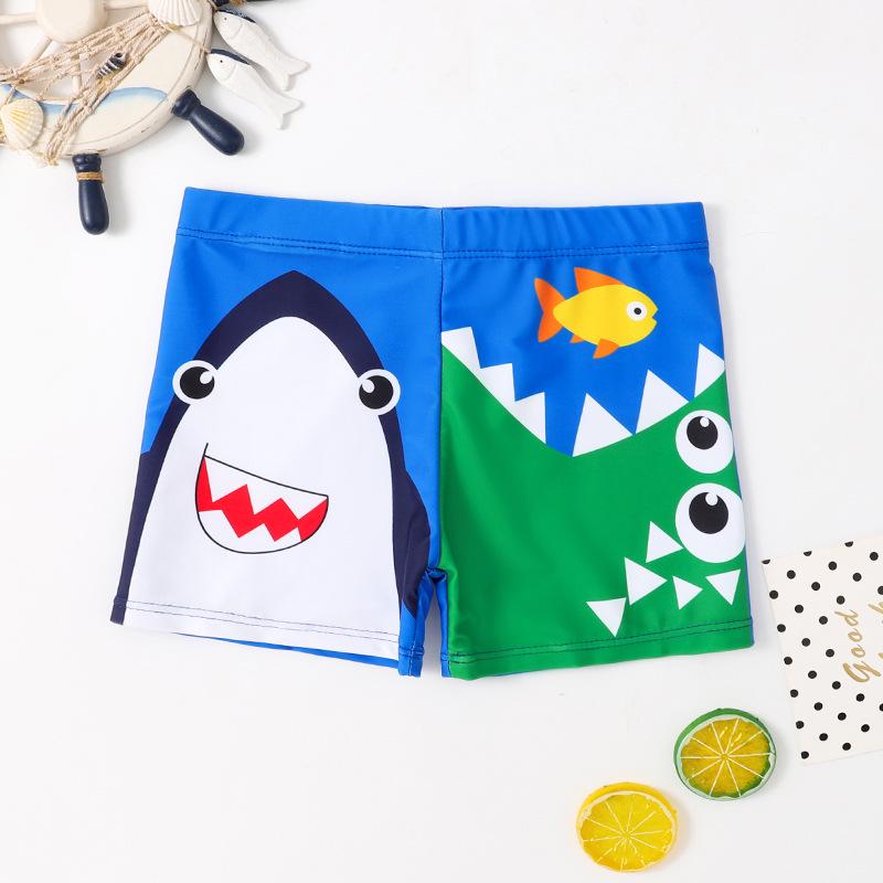 Baby Jungen Badehose mit Cartoon-Print und Schnürung