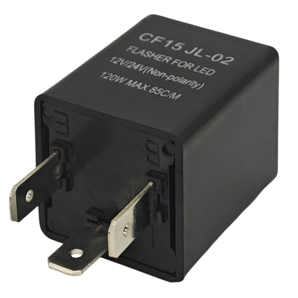 2 st LED blinkersrelä CF15 12-24V universal