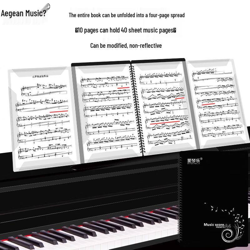 Aiqinle A4 Unfolding Music Score Folder