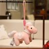Mascot Doll Plush Horse Doll Pendant Creative Pony Key Ring Plush Pony Keychain  New Year Decor