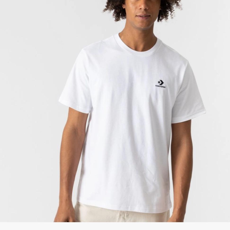 Converse Go To Embroidered Star Chevron Standard Fit T Shirt 10023876-A01