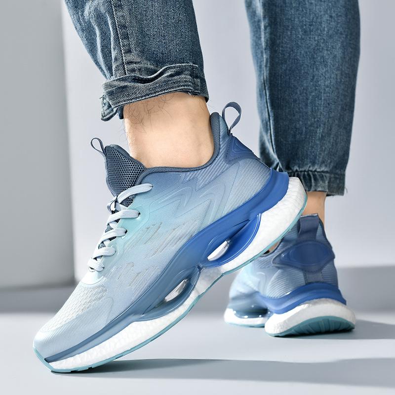 2025 ultra-light shock absorption fitness running shoes popcorn men's shoes versatile trend sports shoes trendy lightweight casual versatile