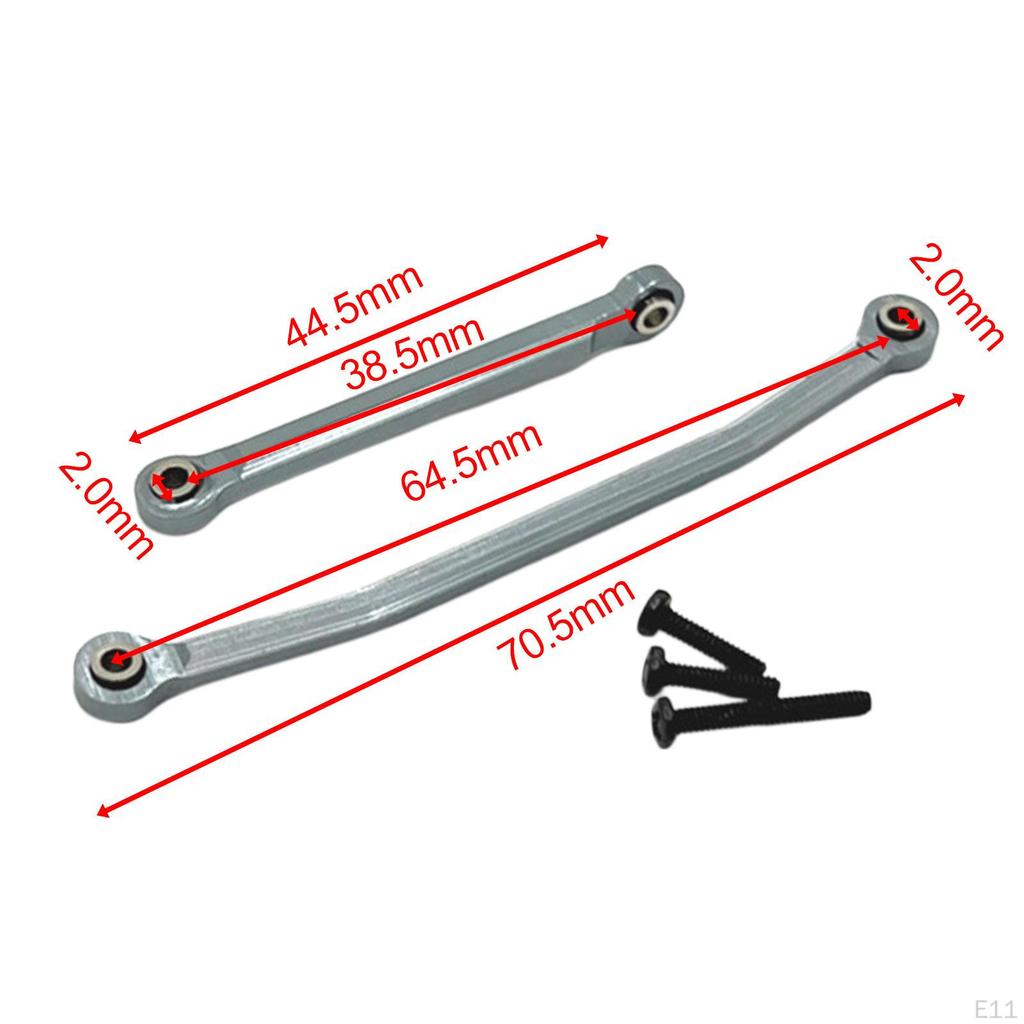 1/24 Scale Steering Pull Up Rod Aluminum Alloy DIY Materials Sturdy Stable for Fcx24 RC Vehicle