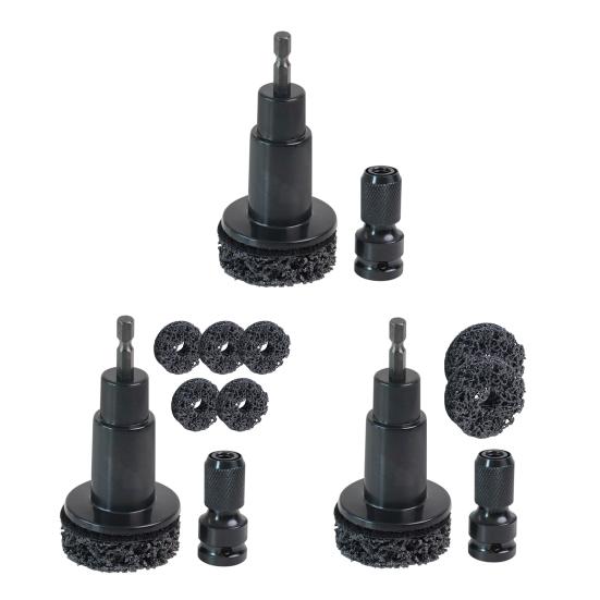 Wheel Hub Resurfacing Kit Precision Rust Removal Tool Hub Cleaner Grinding Tool Automotive Maintenance Kit