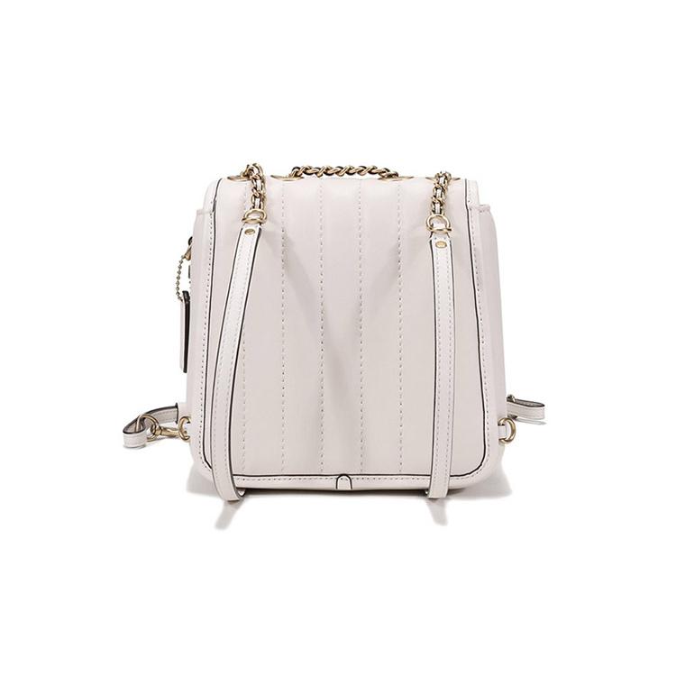 New COACH Leather Shoulder Bag, Crossbody Bag, Backpack Trumpets Women's White 4688-B4HA