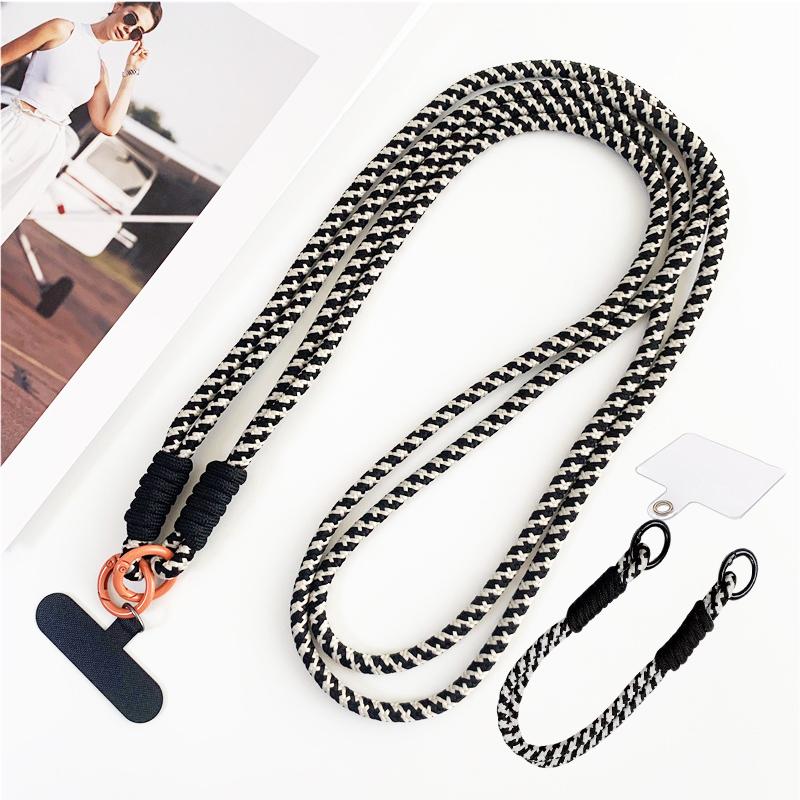 1-5pcs Phone Lanyard Wrist Strap Woven Phone Lanyards Creative Keychain Hanging Rope Anti-lost Security Wristband