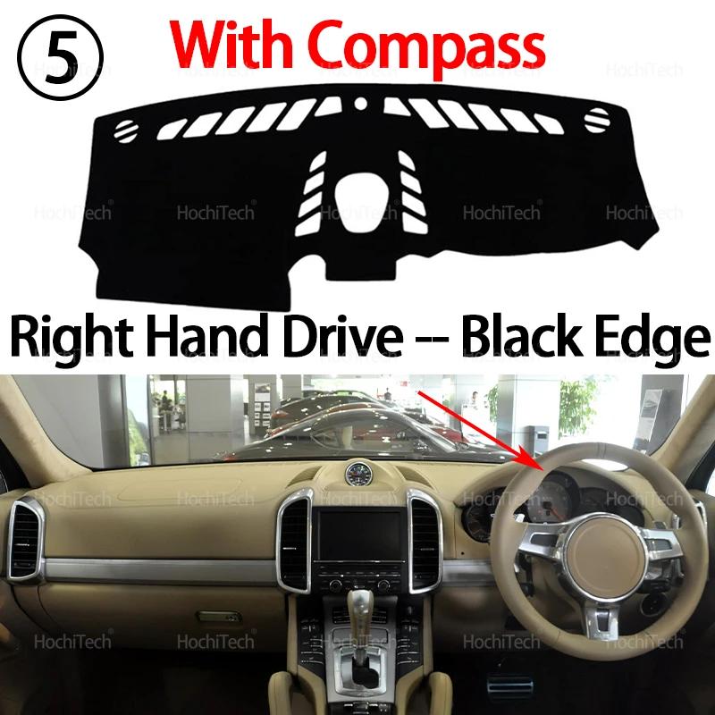 Car Dashboard Cover Avoid Light Pad Trument Platform Cover Mat Carpet for Porsche Cayenne 958 GTS 2010 2011 2012 2013-2016