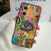 Eye Illustration Phone Case For OPPO Reno 8T 14F 13 F 12 11 10 14 Pro 7 8 Lite OPPO Find X8 X6 X5 X9 Pro Cover